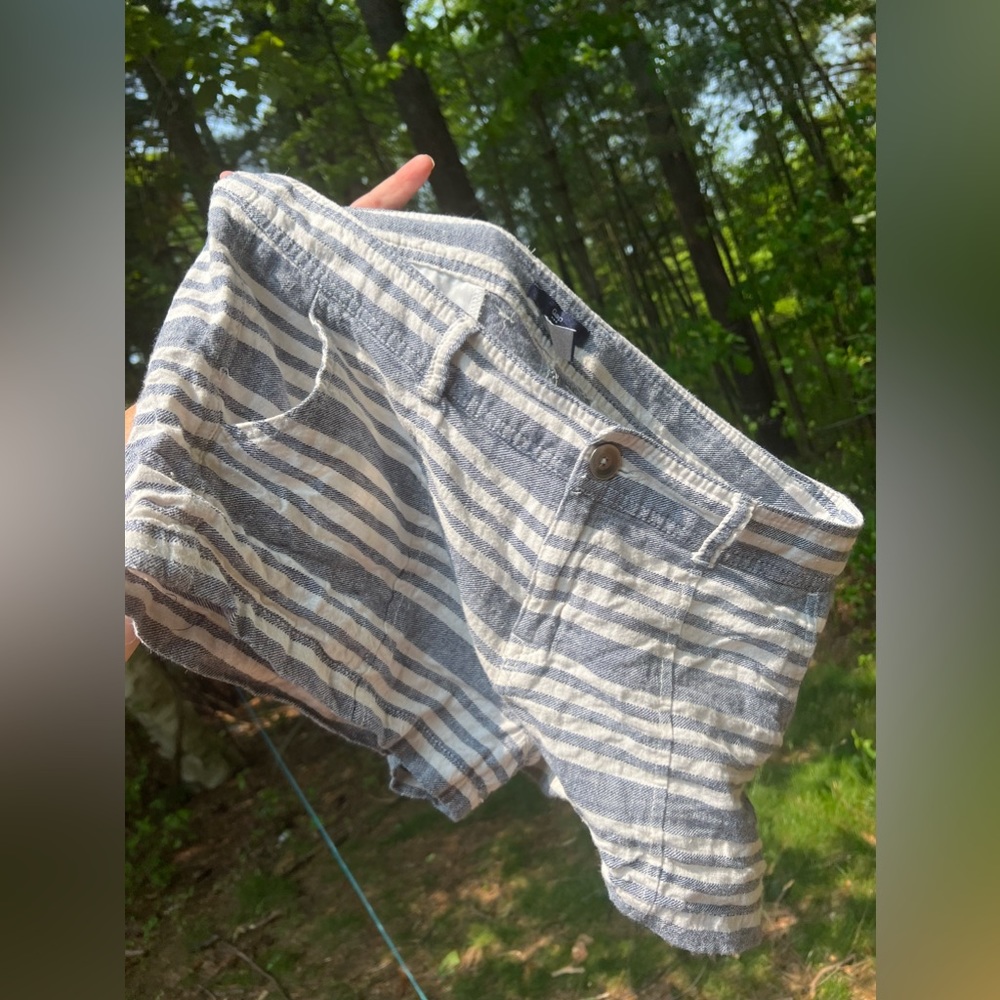 Striped shorts gap